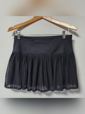Ibkul Black Pleat Tulle Tennis Golf Pickle Ball Althletic Skort M
